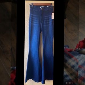 Kancan bell bottom ultra stretch jeans